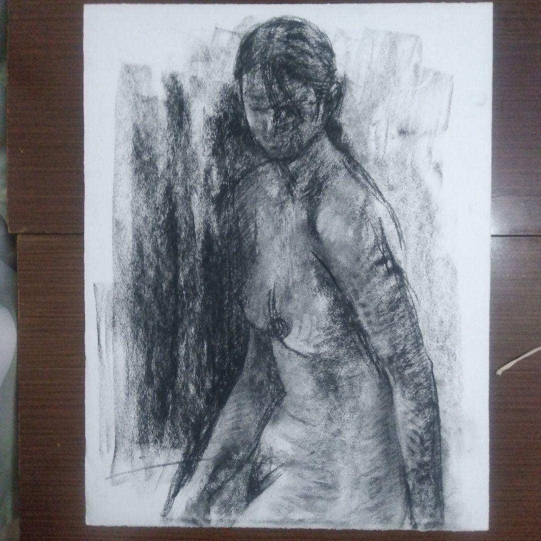 木炭画 デッサン 植田会員の繊細で大胆な木炭デッサン ｜ 東京新宿のメッツ絵画教室