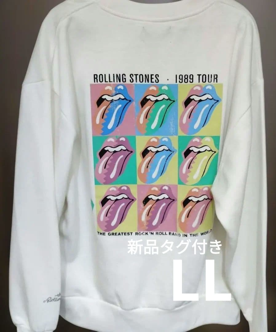 新品タグ付き Rolling Stones 1989ツアースウェット LL - メルカリ
