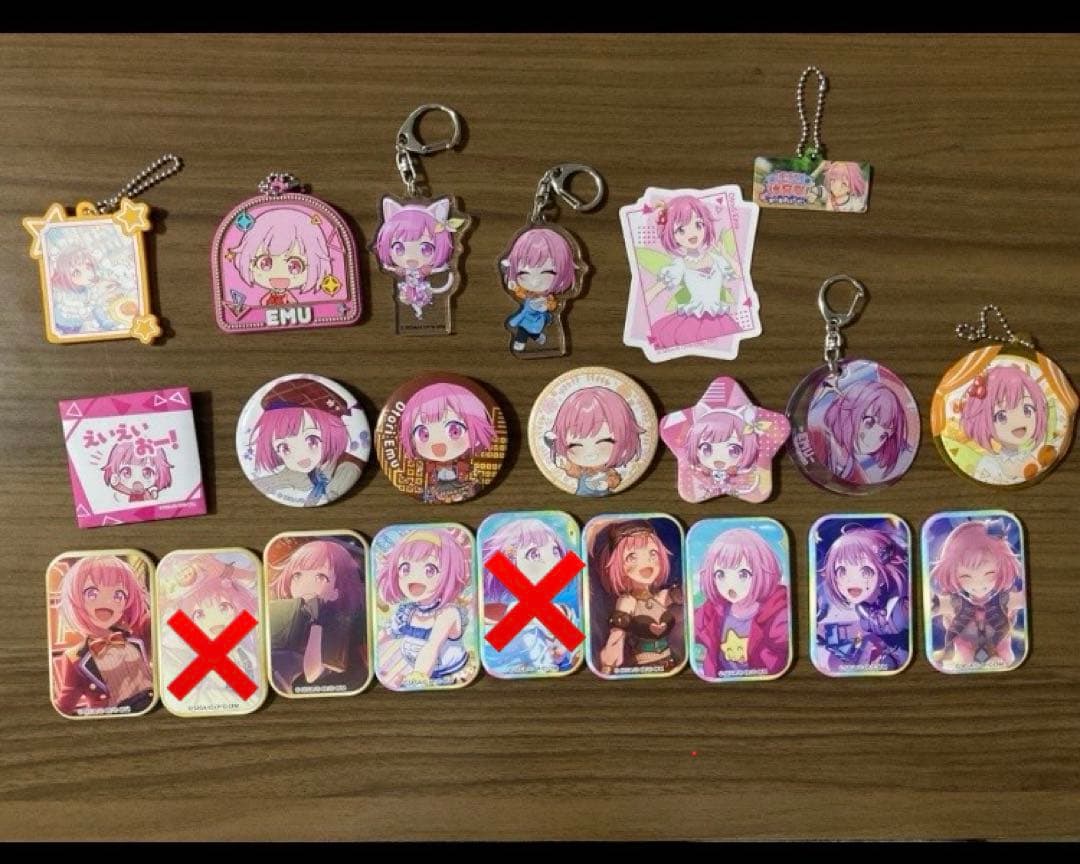 鳳えむ グッズセット タペストリー ポストカード 缶バッジ アクスタ