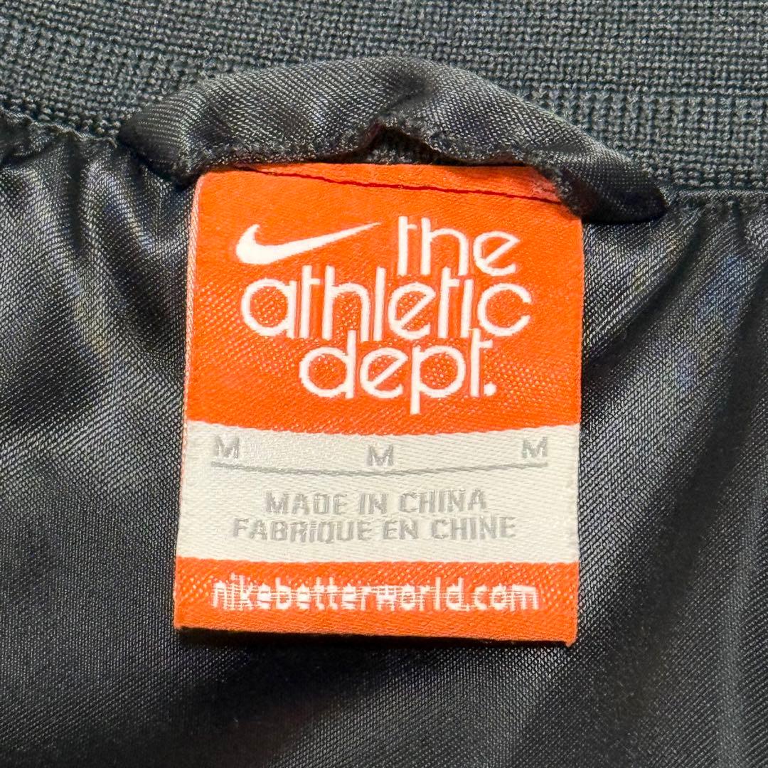 美品】NIKE スタジャン ブルゾン スウッシュロゴ 刺繍 ワッペン 短丈