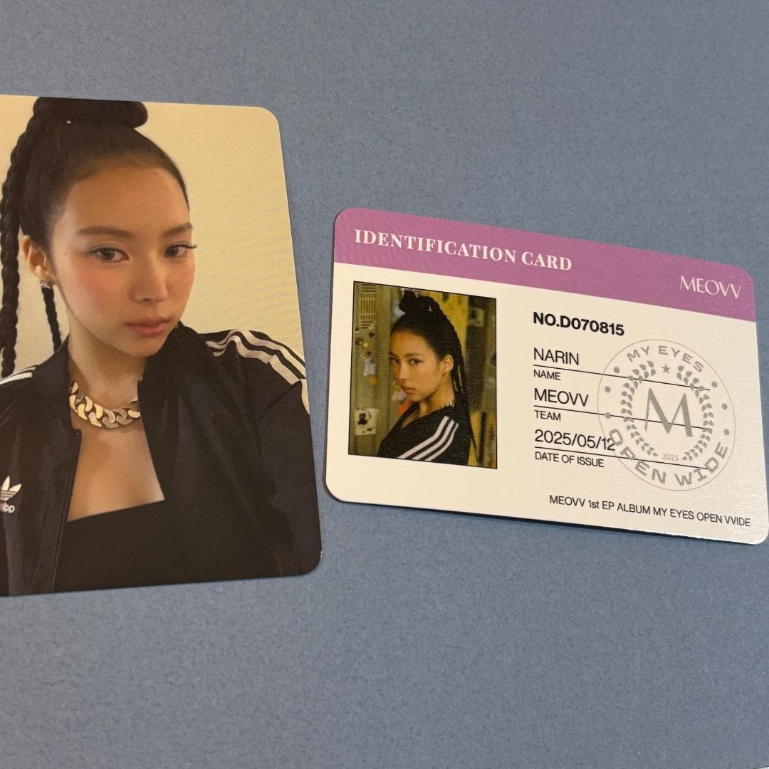 MEOVV ナリン ID CARD トレカ 公式 MD - メルカリ
