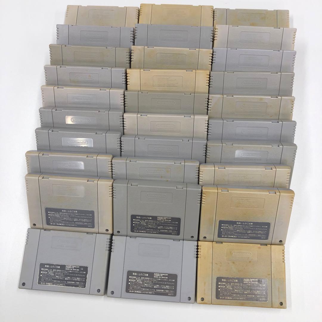 NO.1495 スーパーファミコン ソフト60本まとめ売り ③