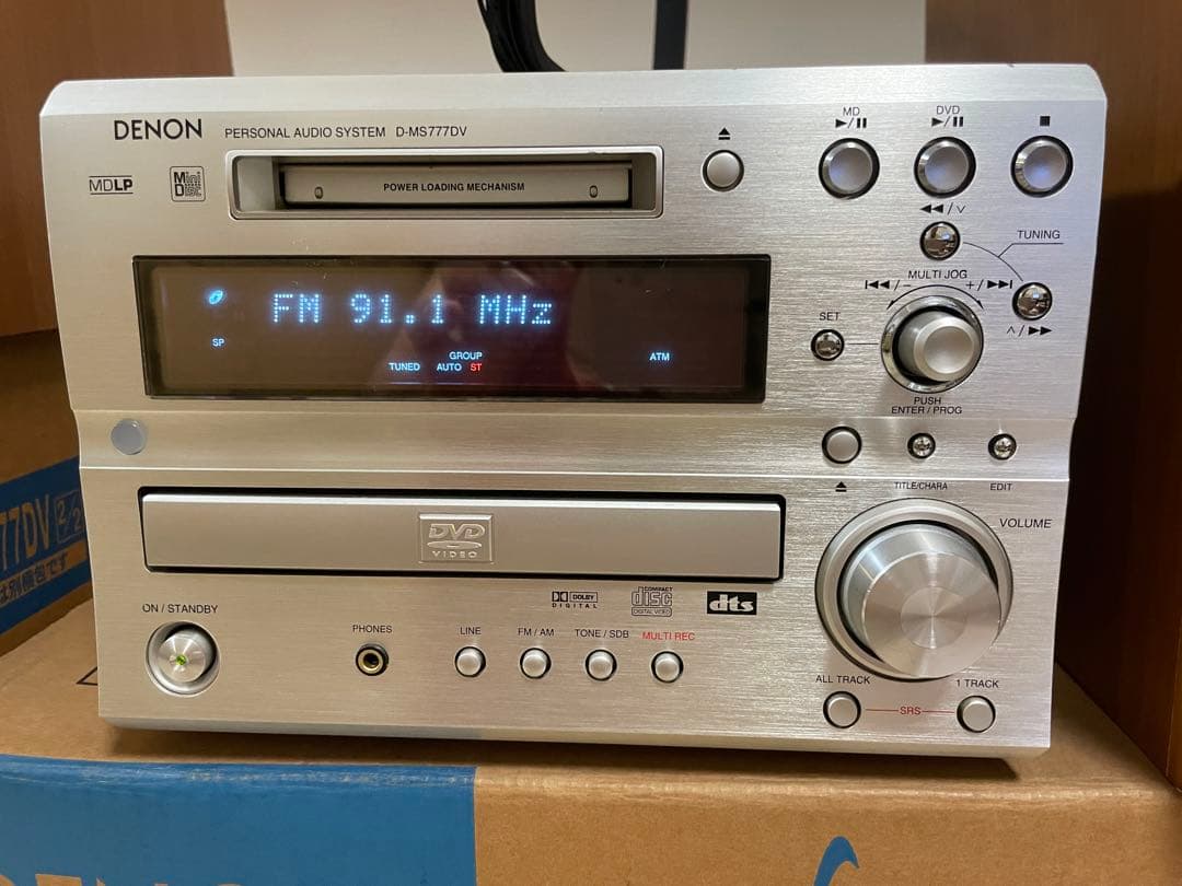 DENON D-MS777DV チューナーアンプ デノン＋スピーカー【ジャンク