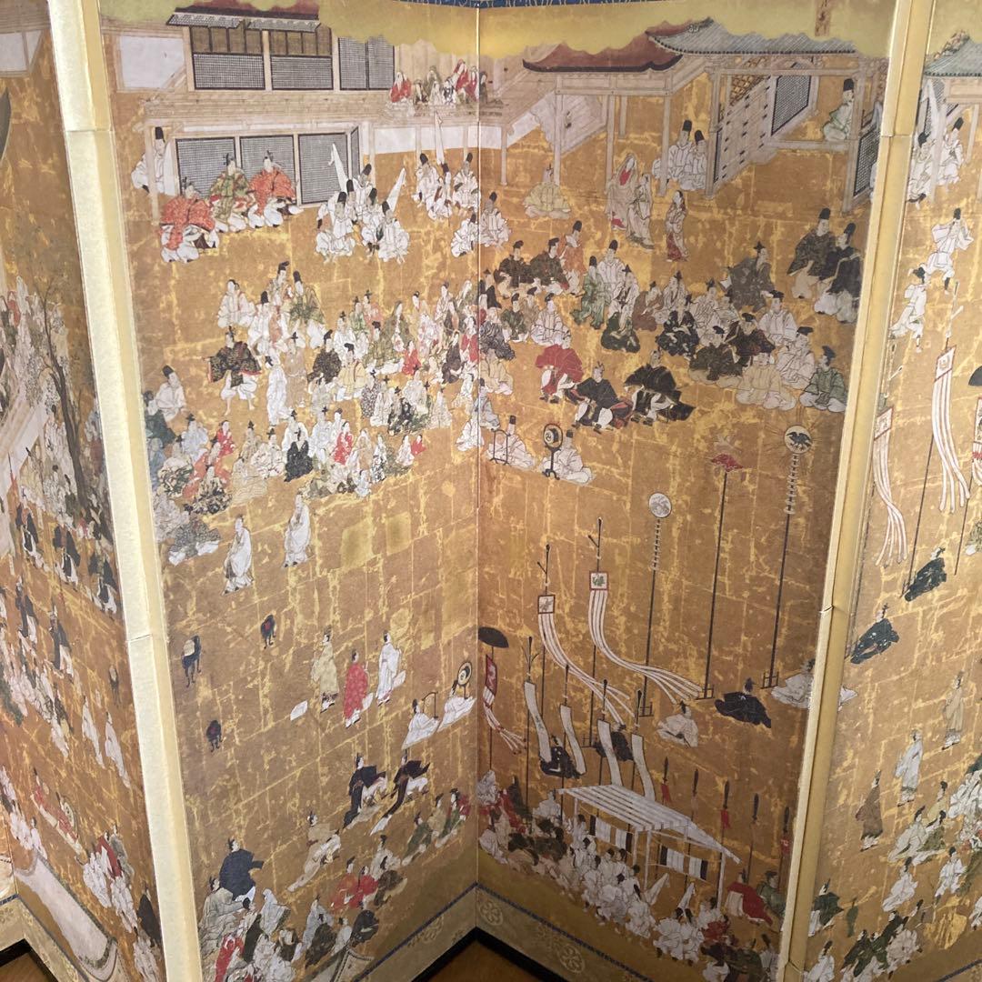 御即位式図'屏風「明正天皇御即位式図屏図」監修 ネルソン・アトキンス