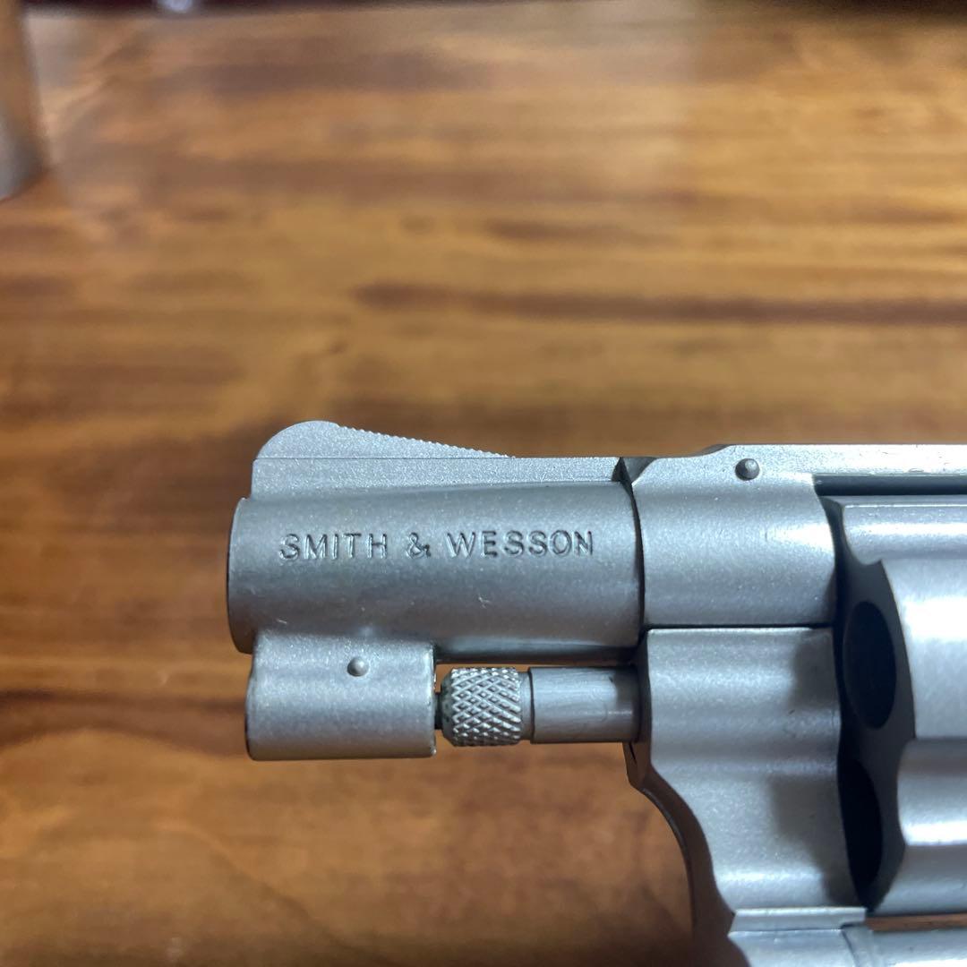 日本製 シルバー リボルバー MFG 東京CMC スミス&ウエッソン