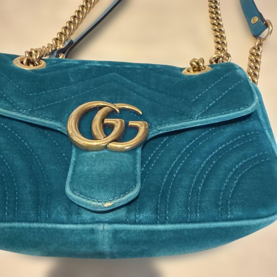 Angel Arnardo様 グッチ ベルベット チェーンショルダーバッグ - メルカリ