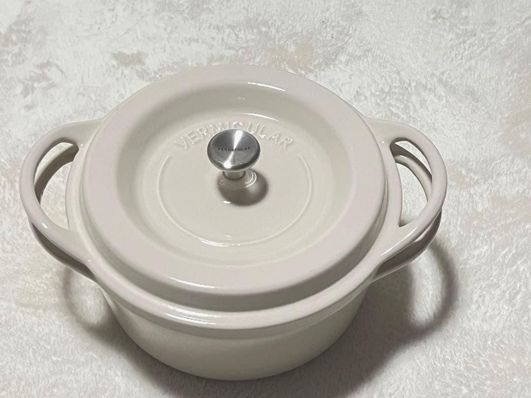 Vermicular ホワイト 両手鍋 18cm バーミキュラ (Vermicular) YUKIHIRA 18cm シーソルトホワイト 雪平鍋