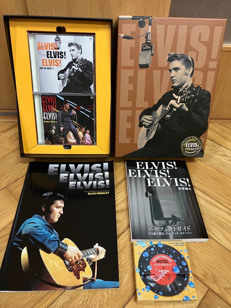 ELVIS! ELVIS! ELVIS! CDボックス Elvis Presley Elvis #1 Singles Collector's Limited Edition Box
