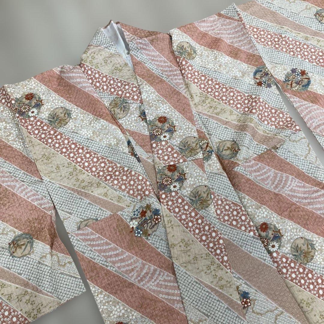 新品しつけ糸付き 小紋 正絹 帯セット - メルカリ