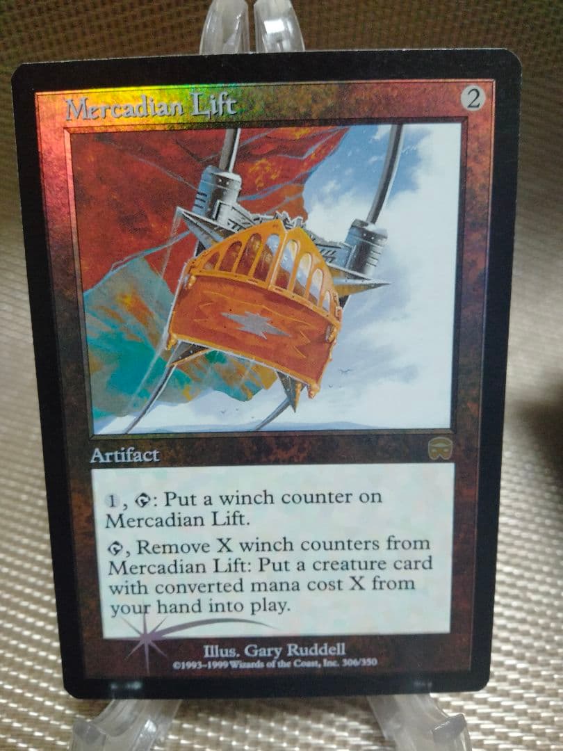 メルカディアン・マスクス foil メルカディアの昇降機 英語 1枚 MTG