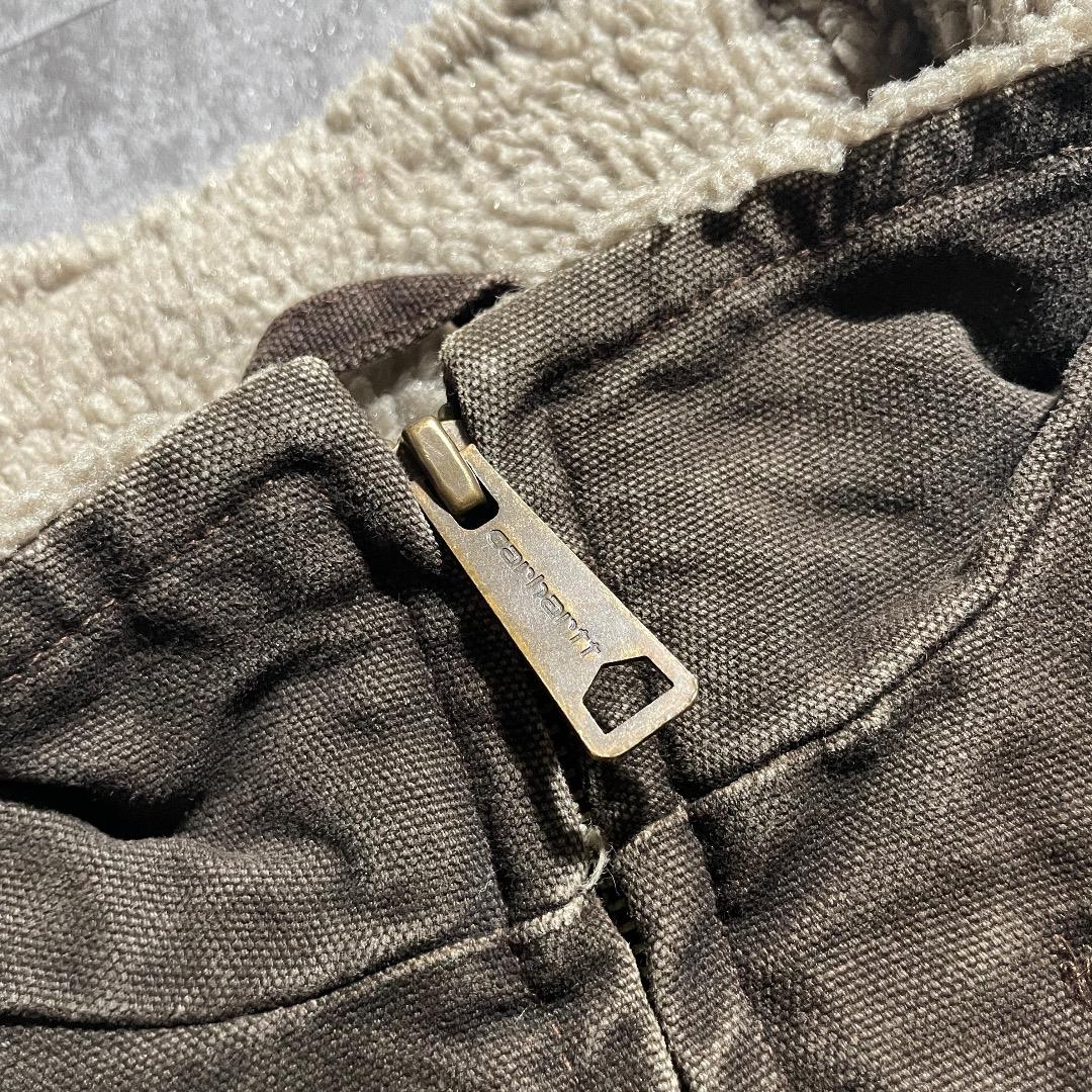 00s メキシコ製USA生地 ブラウン カーハート ベスト ダックMの通販はau