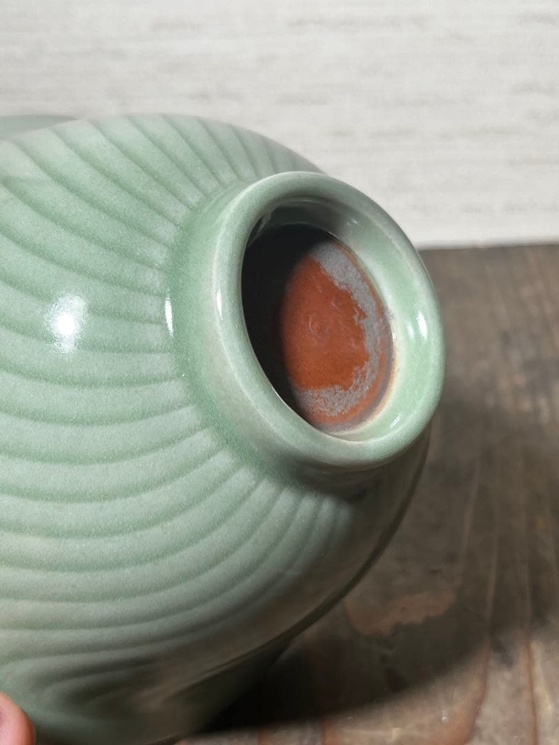 明 龍泉窯 青磁茶碗 七官青磁 明時代