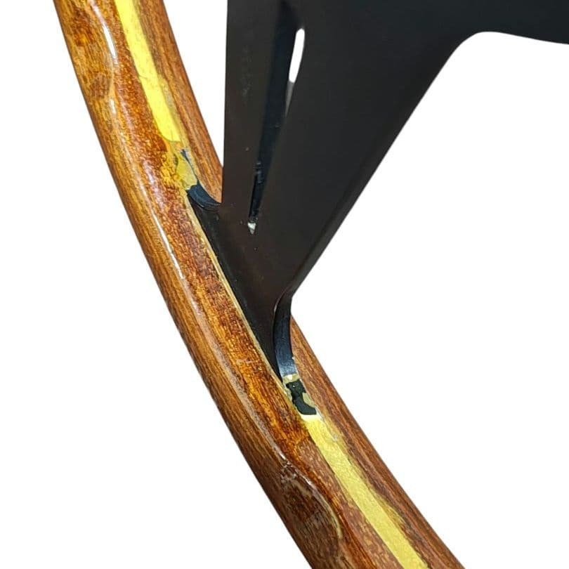 ★廃盤希少★ナルディ クラシックウッドステアリング ブラックスポーク　36.5Φ