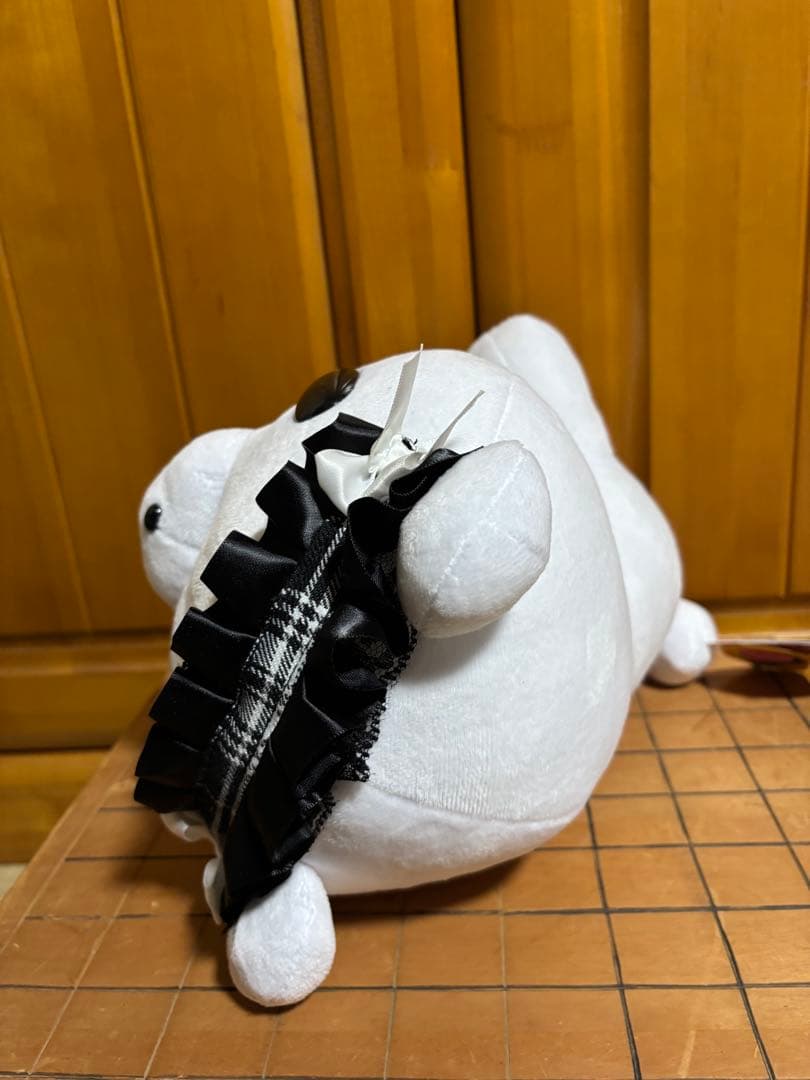 グルーミー No.589 ぬいぐるみ ヘッドドレス ホワイト モノブラック