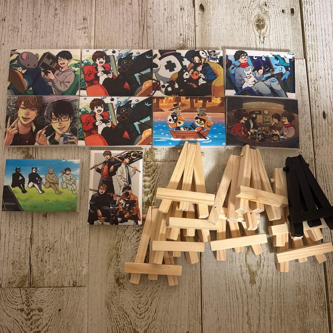 TOP4 ミニキャンバスボード キヨ レトルト 牛沢 ガッチマン - メルカリ