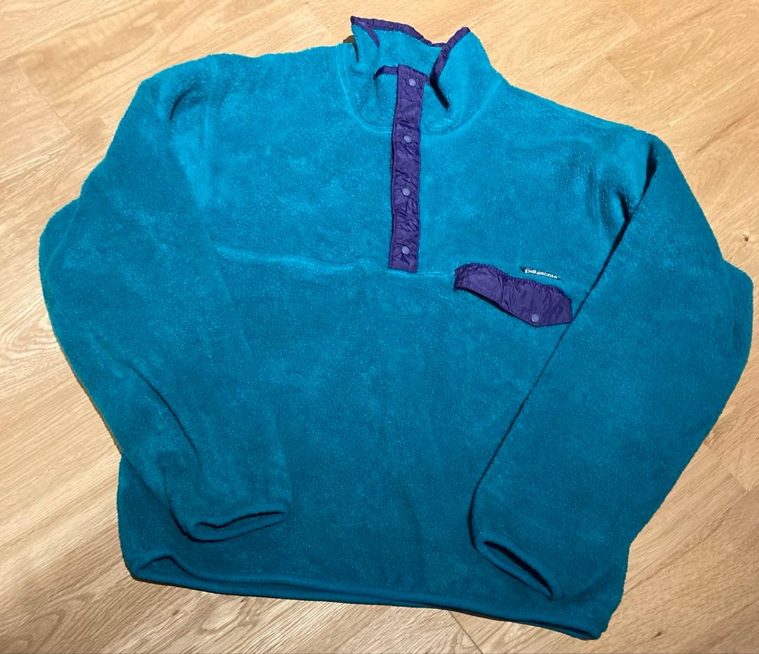 patagonia 90s シンチラスナップt usa製 ターコイズ キムタク - メルカリ