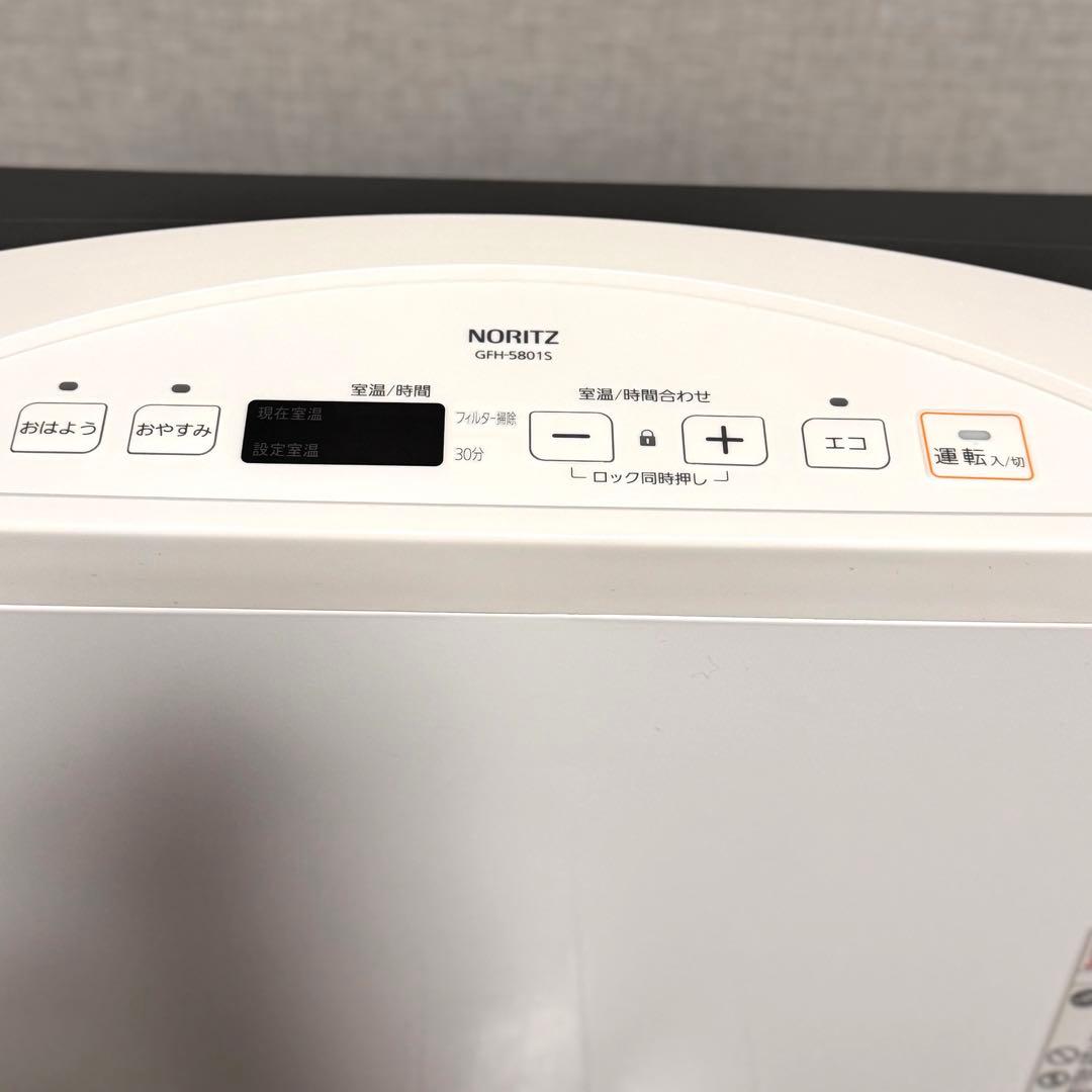 美品】NORITZ ノーリツ 都市ガスファンヒーター GFH-5801S