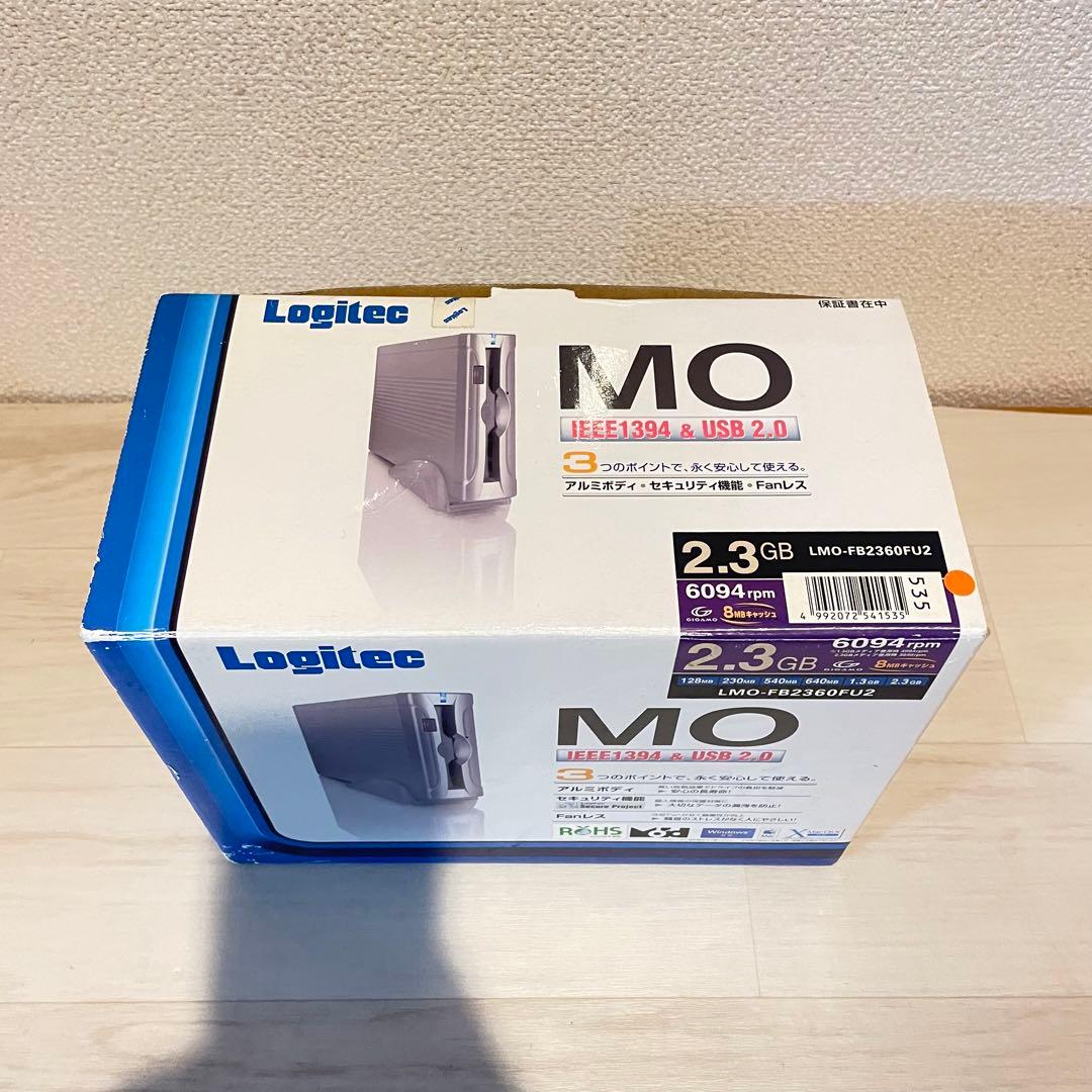 Logitec IEEE1394&USB 2.0外付型MO 2.3GB