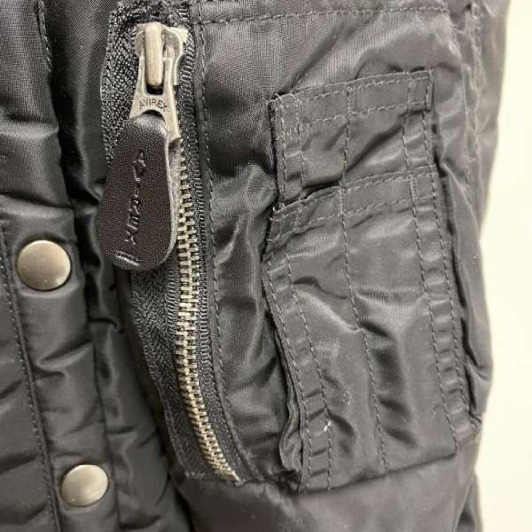 Subciety別注AVIREX N-3BサイズLブラック(MAー1) - メルカリ