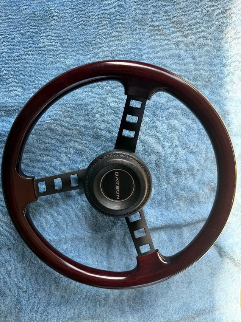 ダットサン　コンペ　レプリカステアリング　ブラウンウッド ダットサン コンペ レプリカステアリング ブラウンウッド - メルカリ