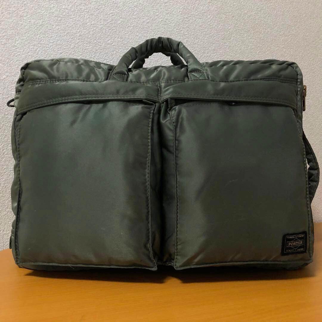 希少】ポーターセージグリーン3way ビジネスバッグ