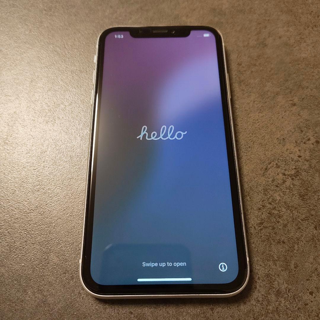 Apple iPhone XR 128GB ホワイト 本体 Apple iPhone XR - 128GB - White (Verizon) A1984 (CDMA + GSM) With