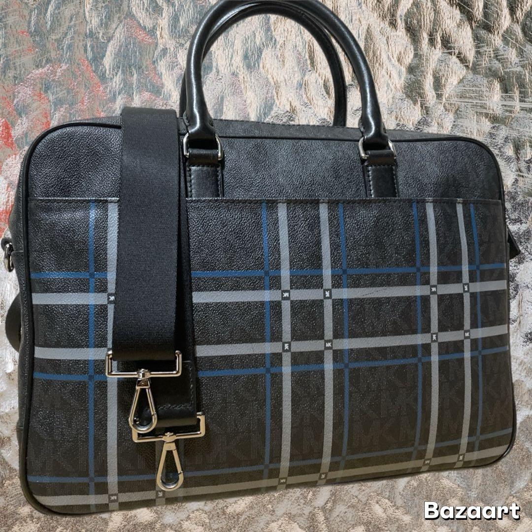 超美品 MICHAEL KORS ブリーフケース ビジネスバッグ MICHAEL KORS（マイケルコース） ビジネスバッグ COOPER ペブルレザー