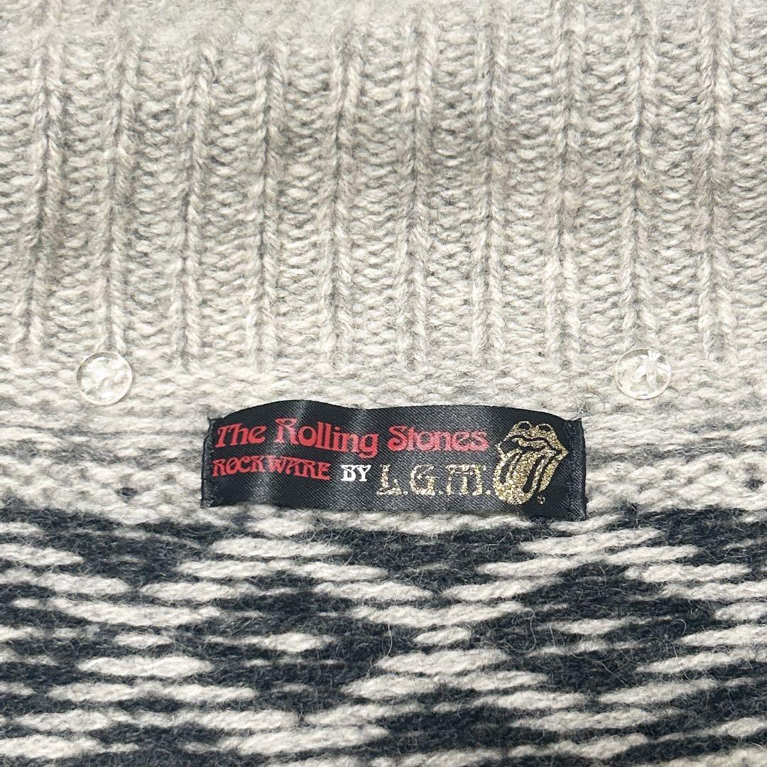 稀少 The Rolling Stones ローリングストーンズ カウチンニット - メルカリ