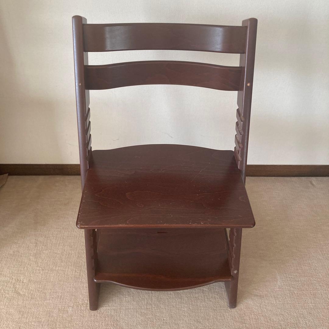ストッケ トリップトラップ STOKKE TRIPP TRAPP ダークブラウン ストッケ] Tripp Trapp / トリップ トラップ チェア＆ベビーセット2