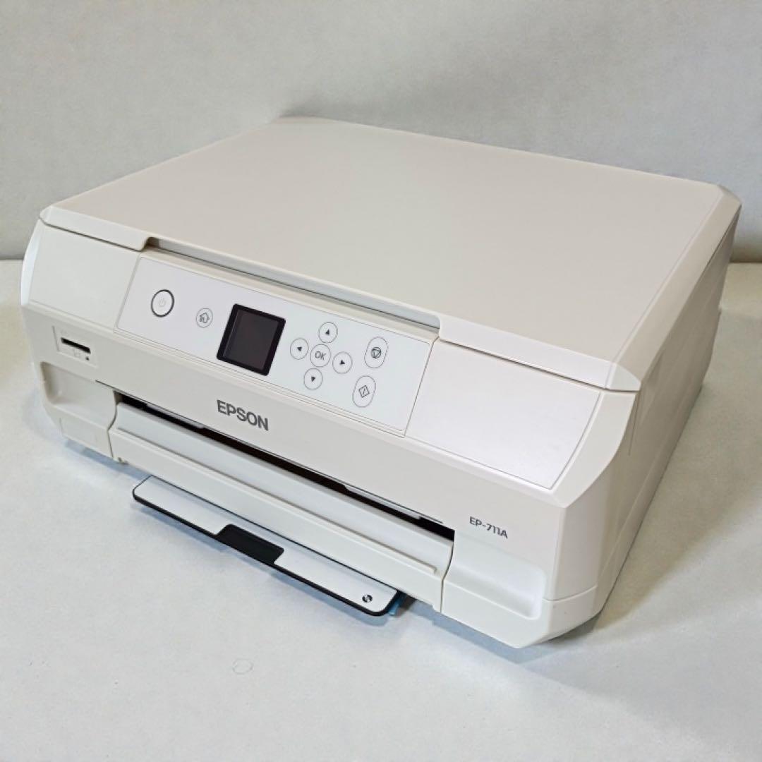 [八6653] EPSON エプソン プリンター EP-711A EP-711A インクジェット複合機 Colorio（カラリオ） [L判～A4] EPSON
