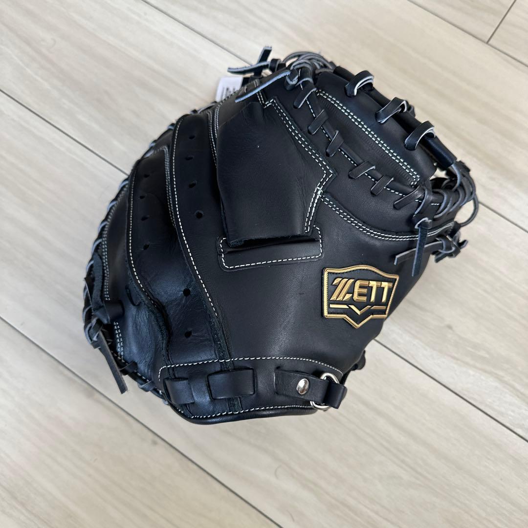 【新品未使用】ZETT 硬式用キャッチャーミット黒ブラック 硬式キャッチャーミット ネオステイタス捕手用 | 【ZETT】ゼットベース