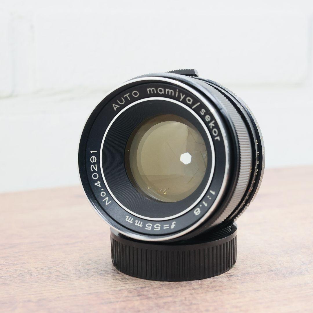 《希少》AUTO mamiya/sekor 55mm F1.8 後期型【良品】