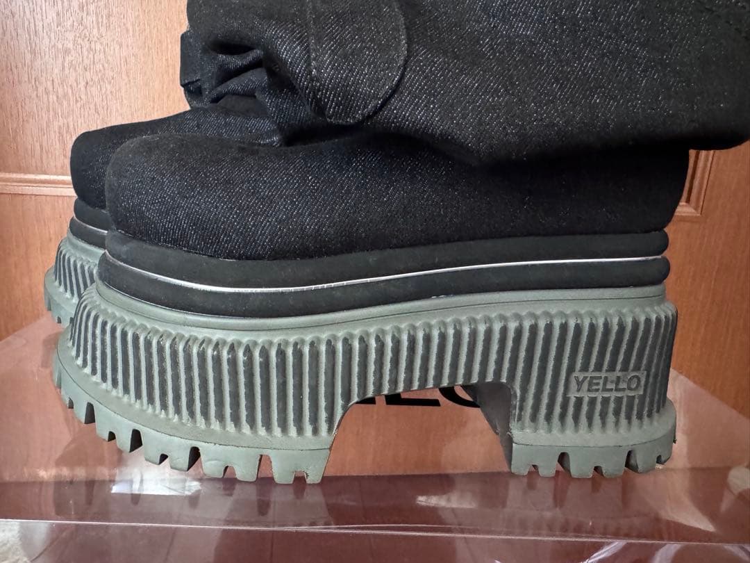 YELLO GIO PLATFORM SHORT BOOTS イエローブーツ M - メルカリ