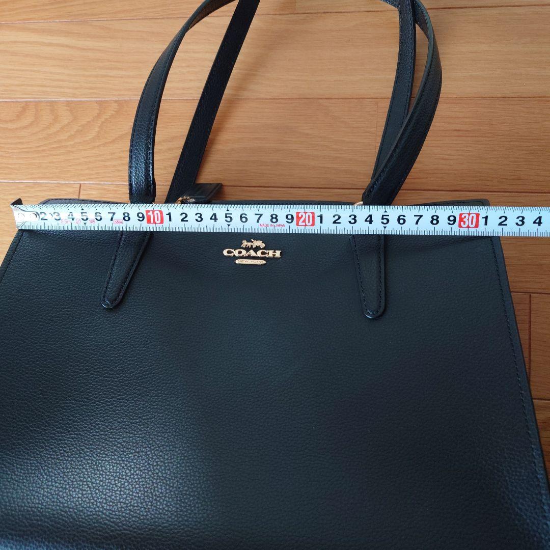 ✨極美品✨COACH 黒 レザー トートショルダーバック通勤 C4078 - メルカリ