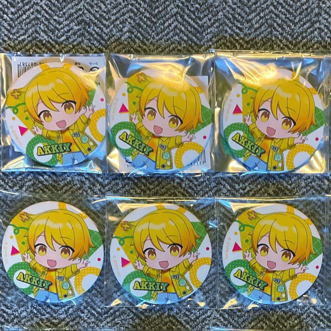 AMPTAKxCOLORS あっきぃ 缶バッジ 虹 武道館 デフォ アンプタック