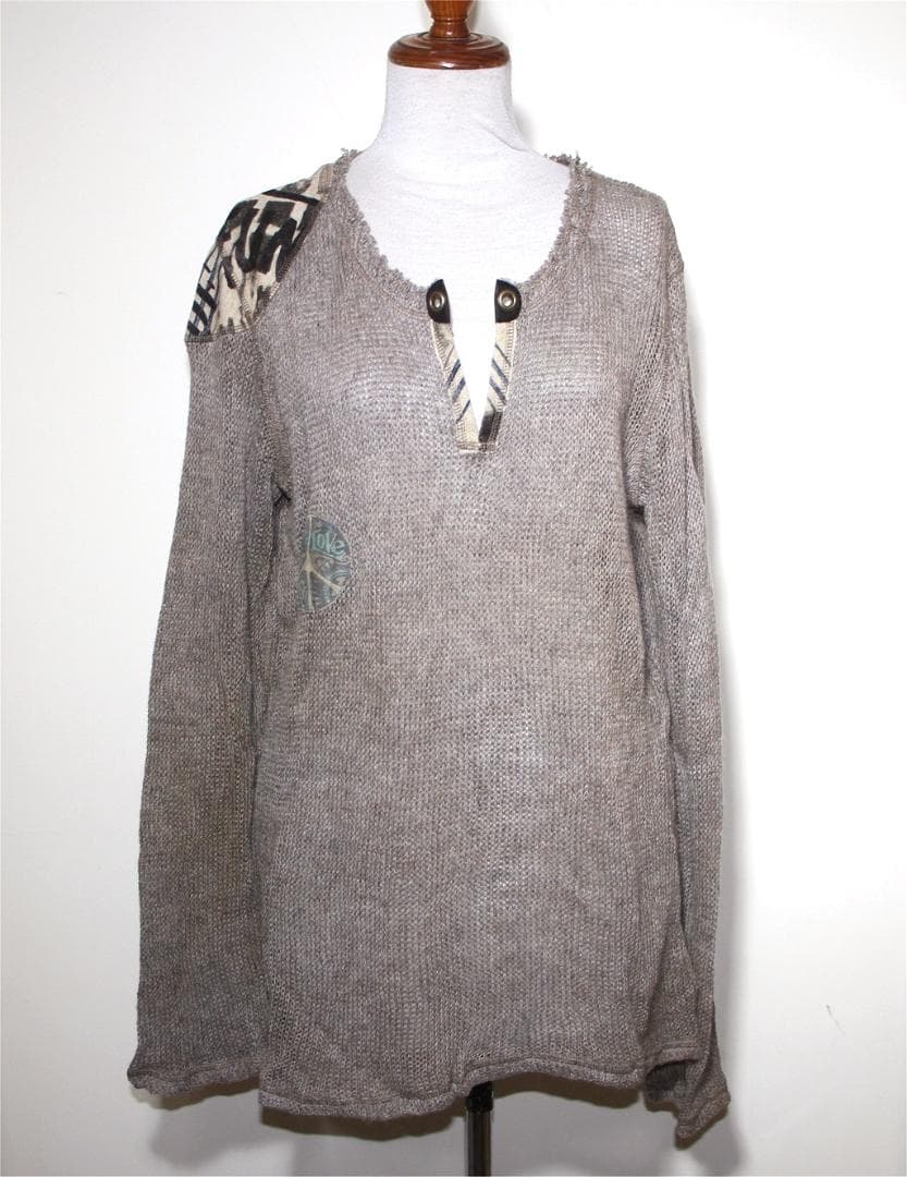 SHARE SPIRIT ニット トップス セーター リネン ラミー L 未使用