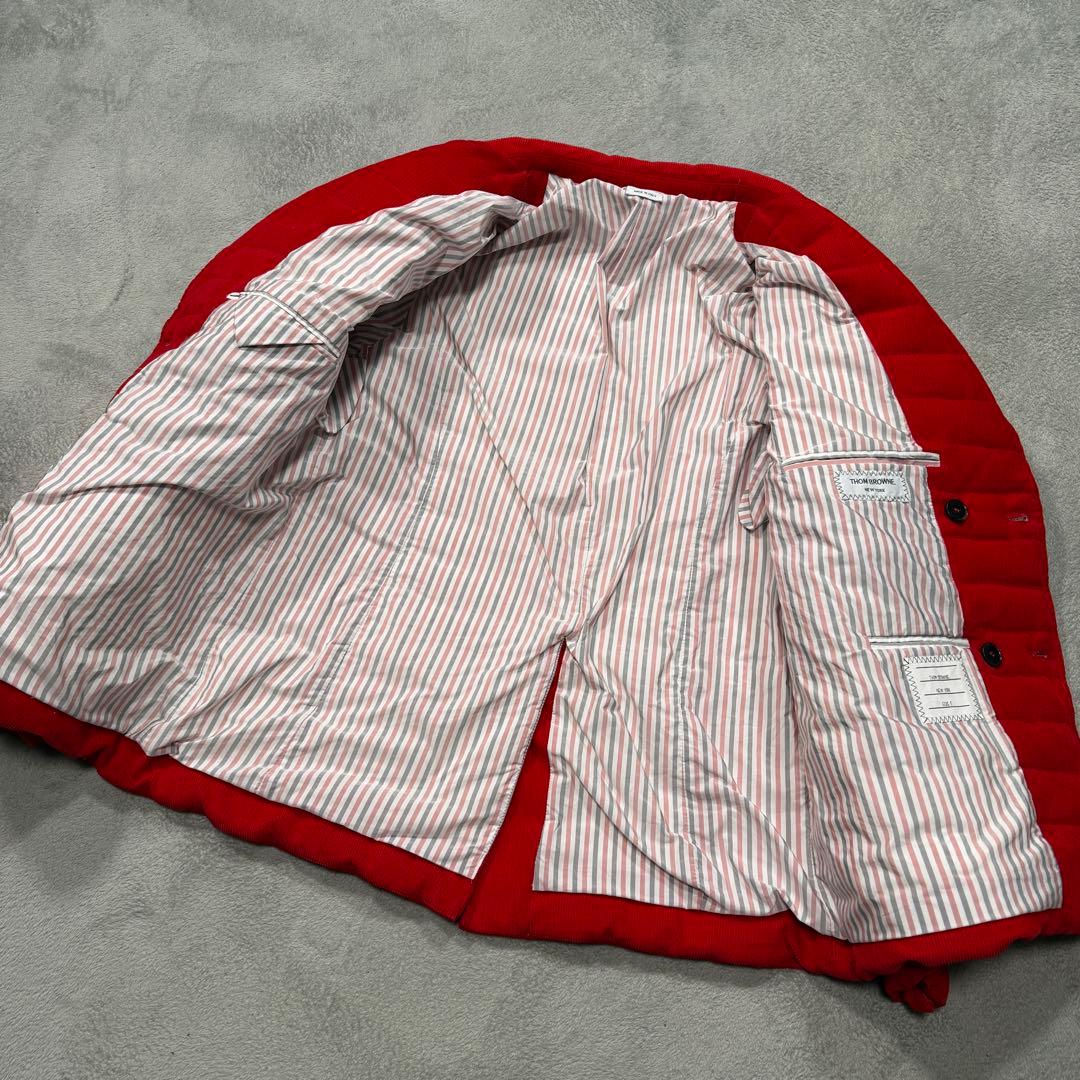 トムブラウン コーデュロイ ダブル ダウンジャケット 0 金ボタン