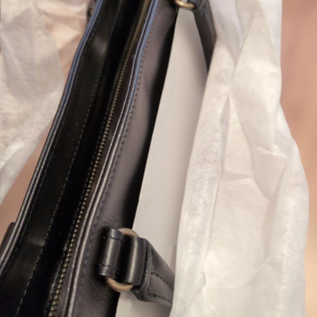 新品未使用】 香久山鞄 ホーガンズアレイ/レザートート ブラック