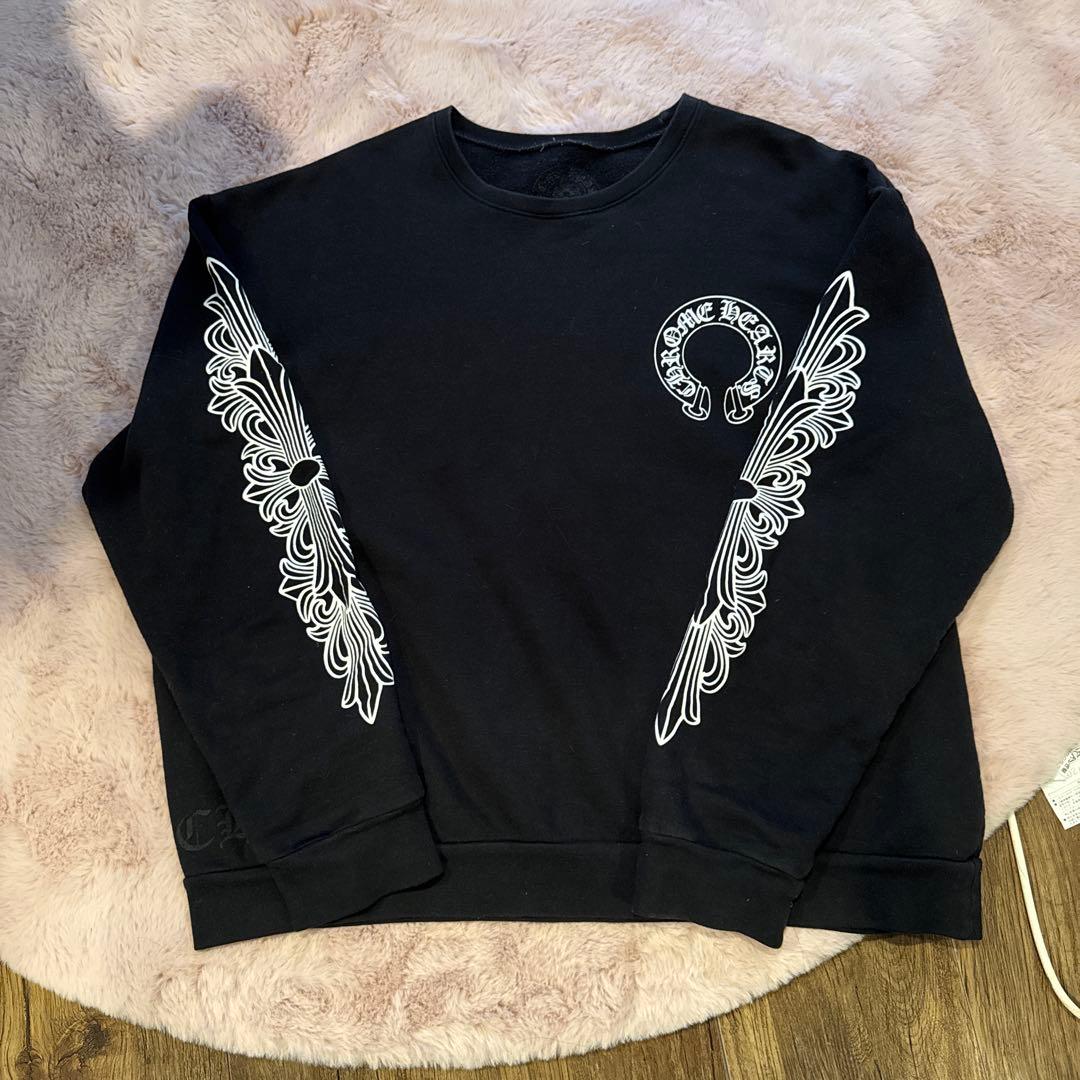 Chrome Hearts ブラック スウェット - メルカリ