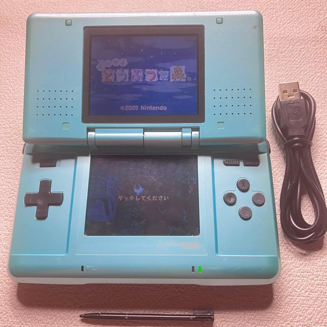 mn【清掃&動作確認済】Nintendo DS 初代 ターコイズブルー本体 - メルカリ