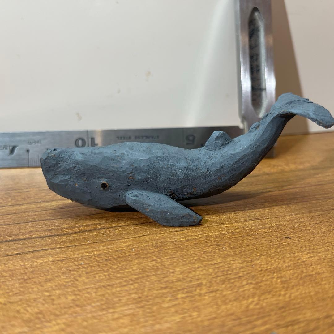 木彫りの愛らしい生き物シリーズ マッコウクジラ - メルカリ