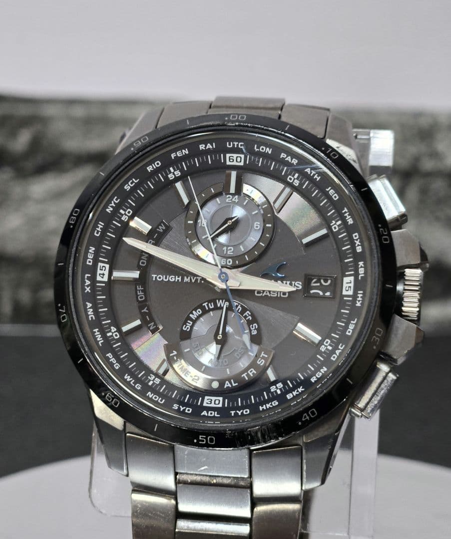 CASIO オシアナス ocw-t1010 OCEANUS 【不動】 CASIO OCEANUS OCW-T1010(5141) operation instructions 解説動画