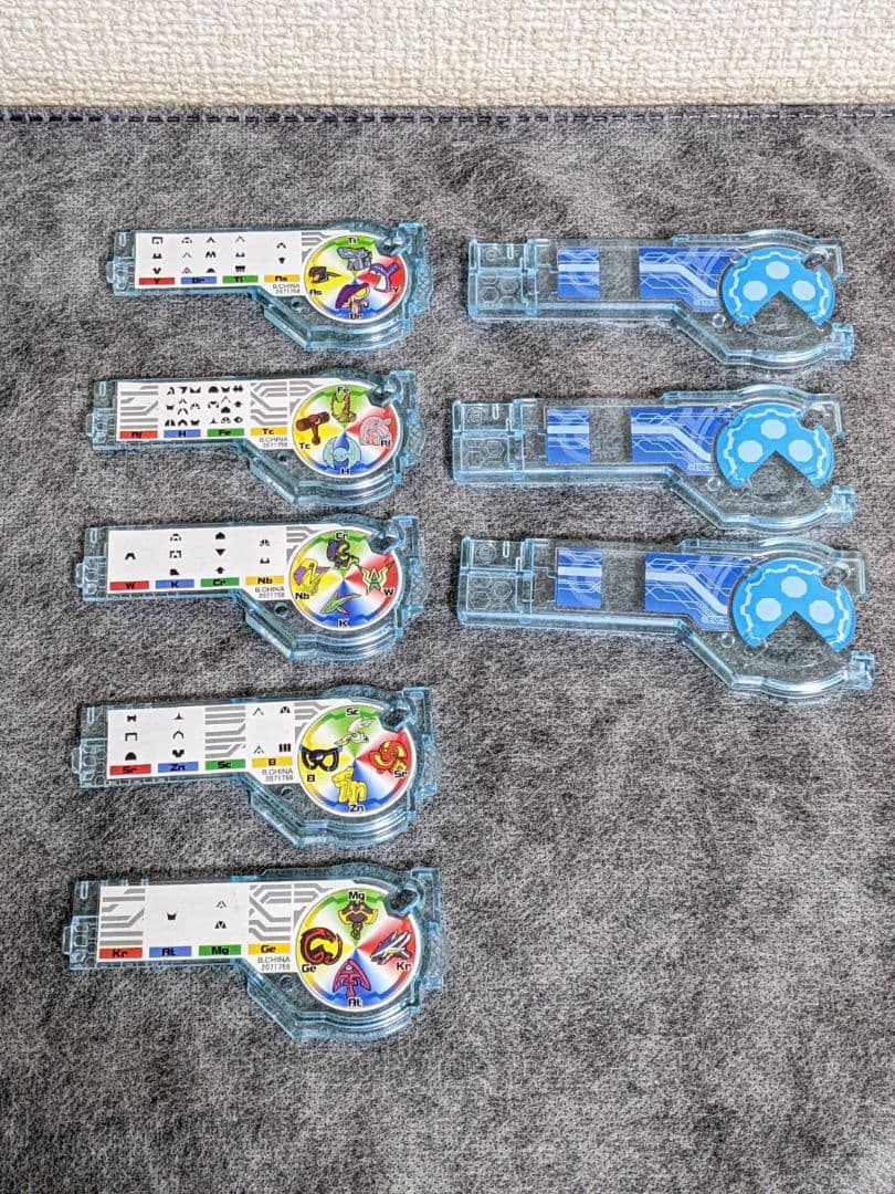 エレメントハンター エレバイル（ブルー）＆プレパラートセットA〜D