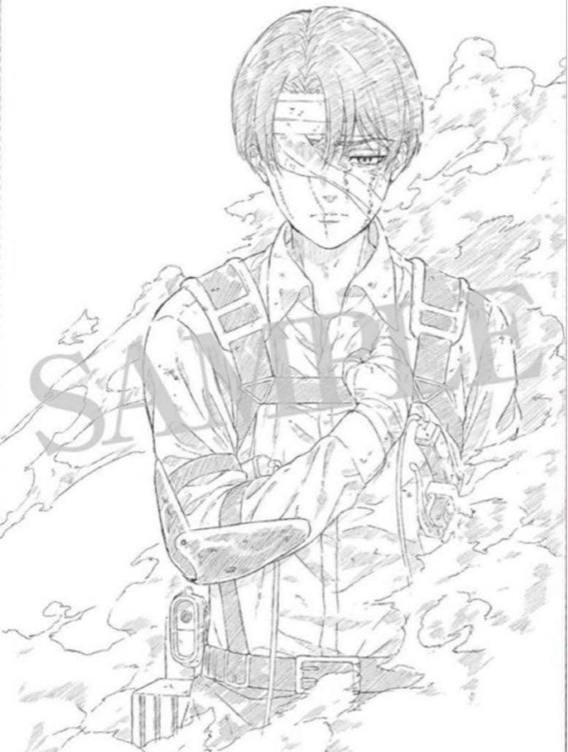 進撃の巨人 劇場特典 リヴァイ兵長 - メルカリ