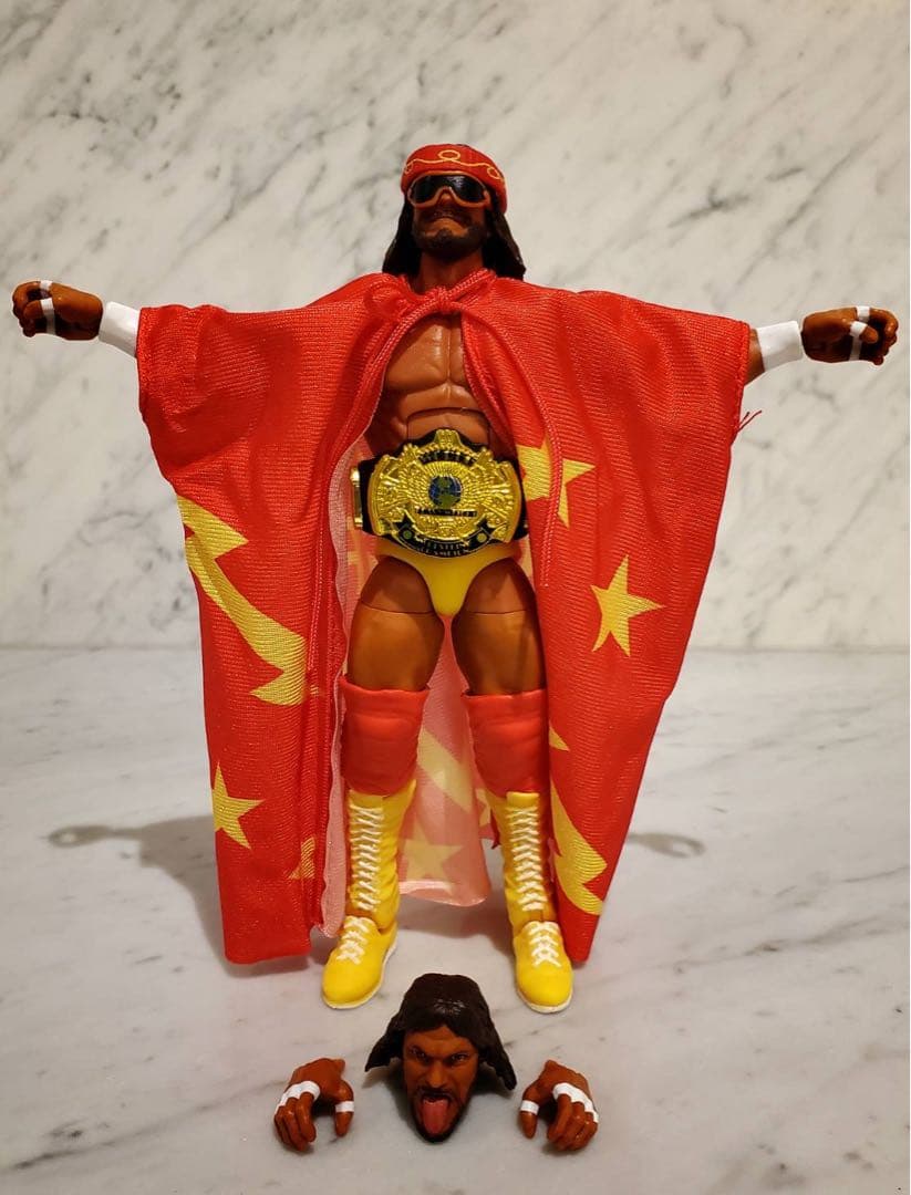 WWF WWE マテル プロレス ランディ サベージ フィギュア - メルカリ