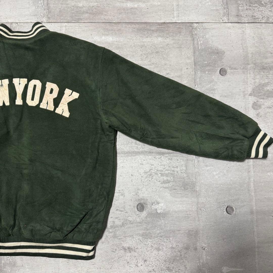 90s NewYork Yankees スタジャン フリース グリーン 希少 L - メルカリ