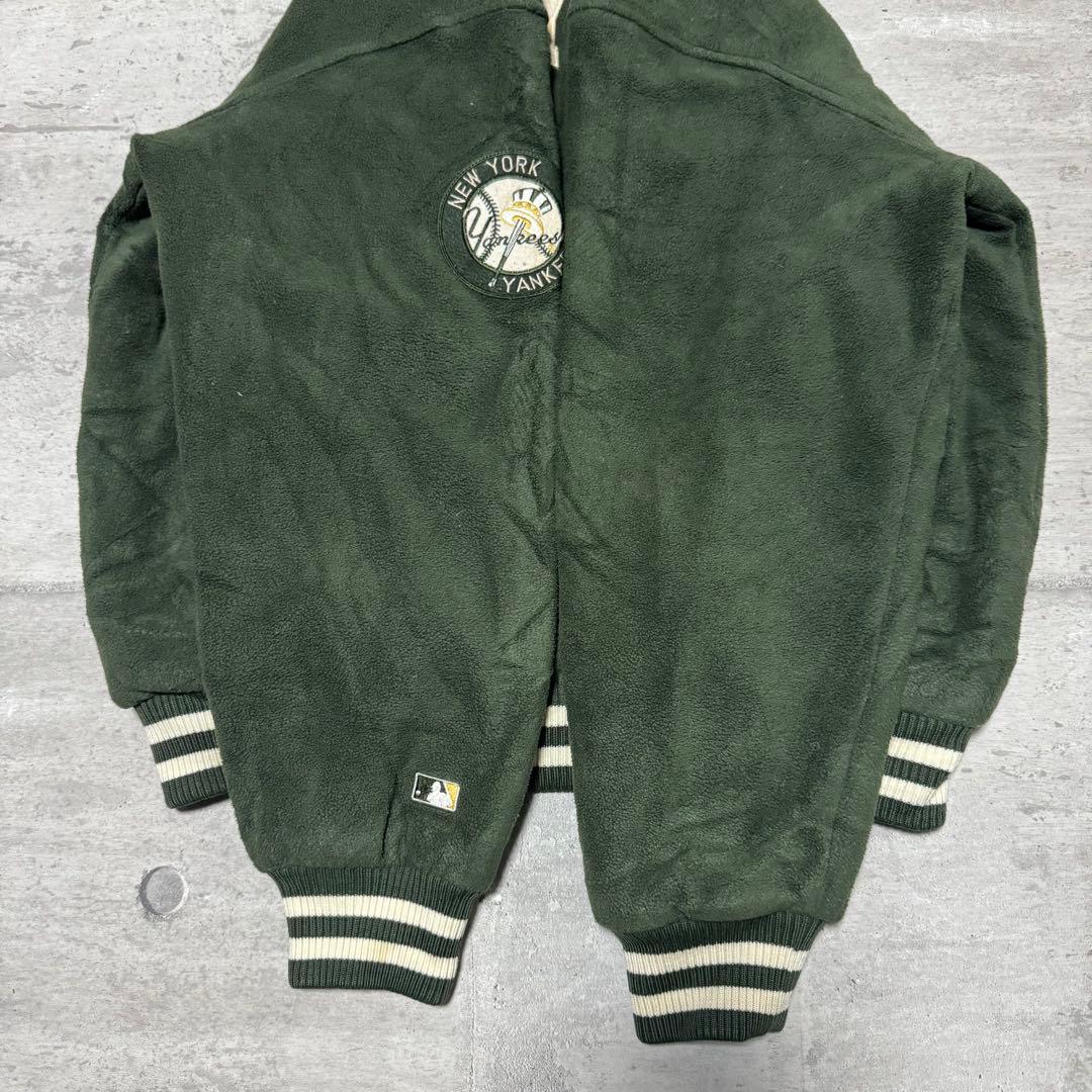 90s NewYork Yankees スタジャン フリース グリーン 希少 L - メルカリ