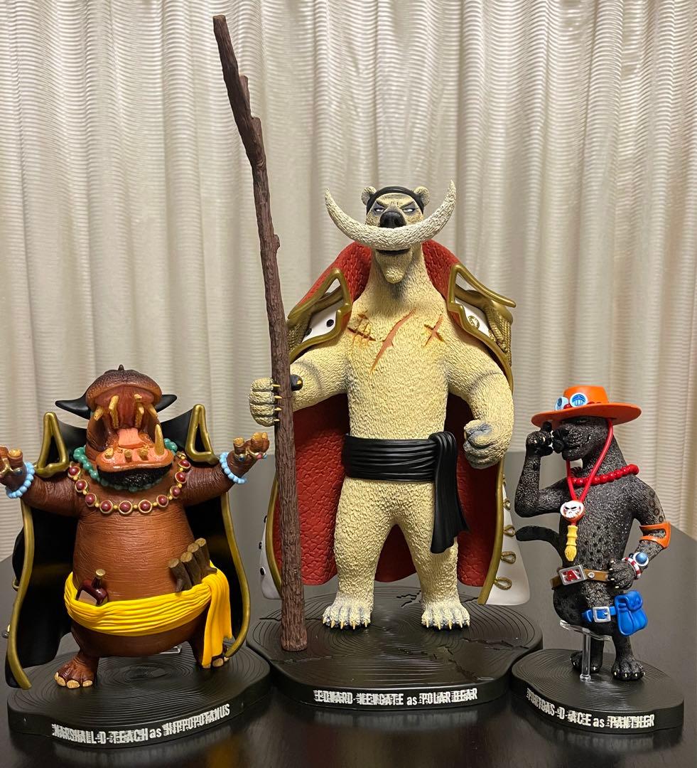 ワンピースフィギュアーツZERO 白ひげ 黒ひげ エース朝隈俊男 - メルカリ