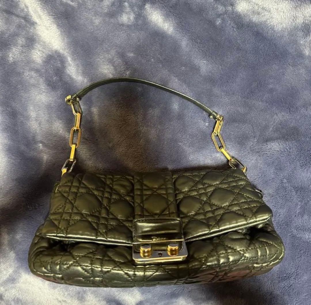 レディディオール ワンショルダー ニューロック カナージュ ラムレザー