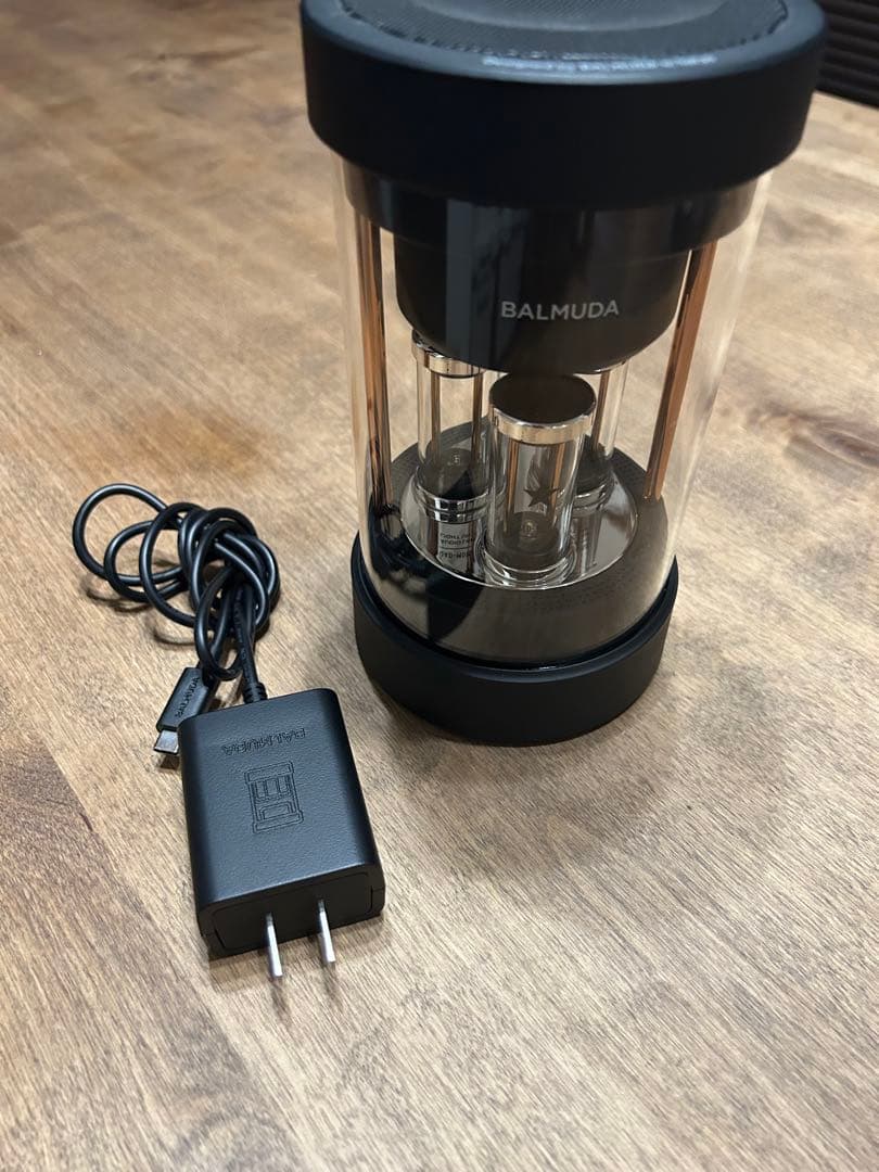 BALMUDA Bluetoothスピーカー M01A-BK ワイヤレススピーカー BALMUDA The Speaker（バルミューダ ザ